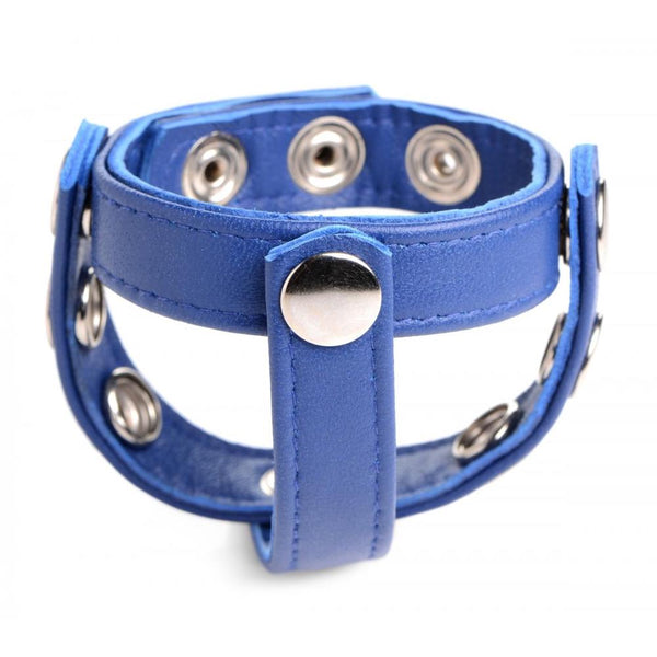 *GENUINE LEATHER* Strict Leather Cock Gear Leather Snap-on Cock Harness (3 Colours Available) - Extreme Toyz Singapore - https://extremetoyz.com.sg - Sex Toys and Lingerie Online Store