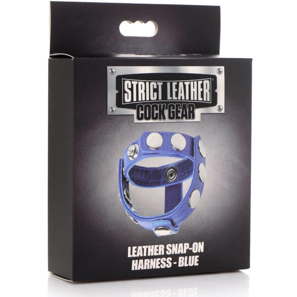 *GENUINE LEATHER* Strict Leather Cock Gear Leather Snap-on Cock Harness (3 Colours Available) - Extreme Toyz Singapore - https://extremetoyz.com.sg - Sex Toys and Lingerie Online Store