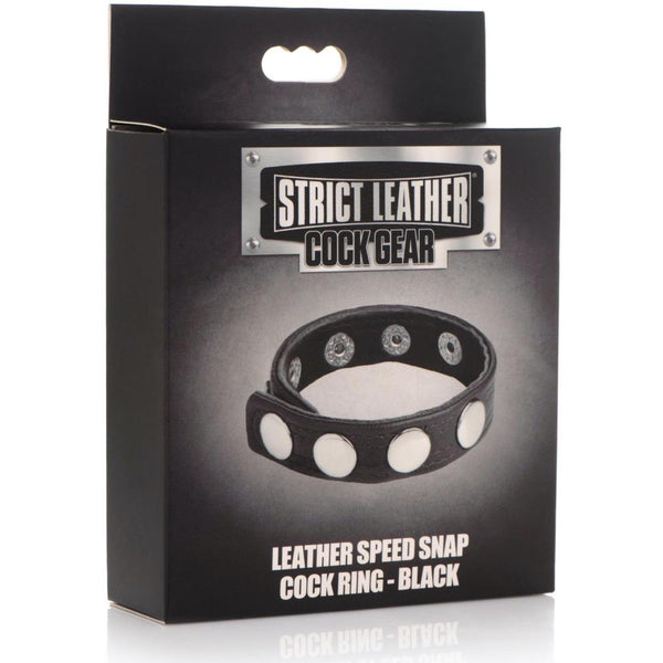 *GENUINE LEATHER* Strict Leather Cock Gear Leather Speed Snap Cock Ring (3 Colours Available) - Extreme Toyz Singapore - https://extremetoyz.com.sg - Sex Toys and Lingerie Online Store