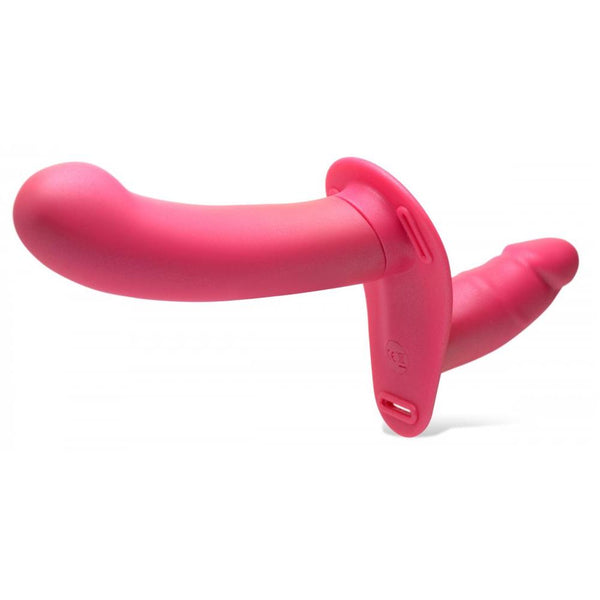 Strap U 28X Double Diva 1.5" Double Dildo with Harness and Remote Control (2 Colours Available) - Extreme Toyz Singapore - https://extremetoyz.com.sg - Sex Toys and Lingerie Online Store