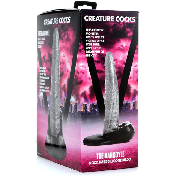 Creature Cocks The Gargoyle Rock Hard Silicone Dildo - Extreme Toyz Singapore - https://extremetoyz.com.sg - Sex Toys and Lingerie Online Store