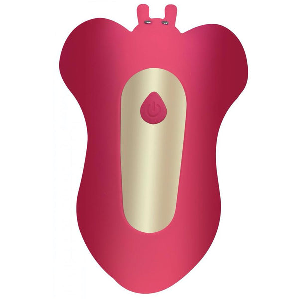 Inmi Butterfly Tease 10X Rechargeable Clitoral Suction Silicone Stimulator - Extreme Toyz Singapore - https://extremetoyz.com.sg - Sex Toys and Lingerie Online Store