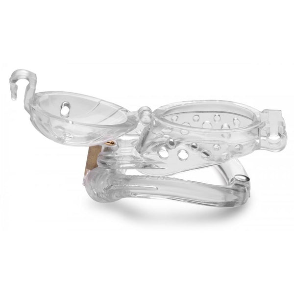 Master Series Lockdown Customizable Chastity Cage (2 Colours Available) - Extreme Toyz Singapore - https://extremetoyz.com.sg - Sex Toys and Lingerie Online Store