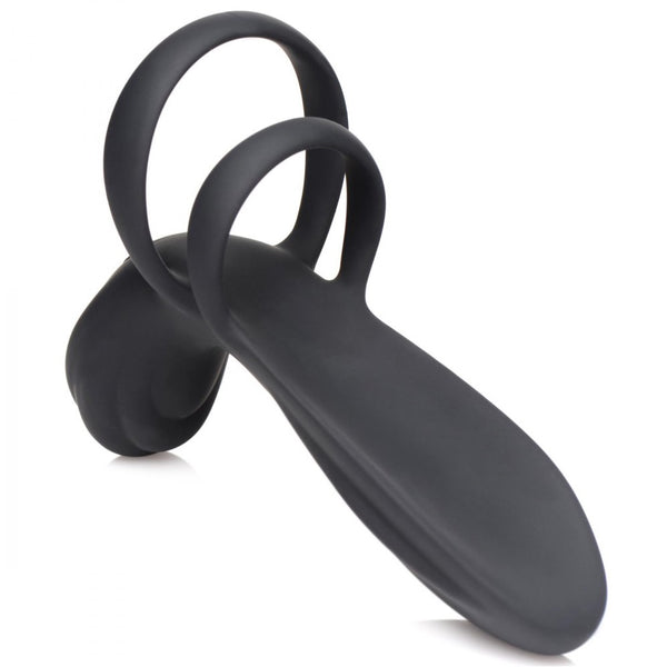 Trinity for Men 10X Silicone Rechargeable Vibrating Girth Enhancer with Remote Control - Extreme Toyz Singapore - https://extremetoyz.com.sg - Sex Toys and Lingerie Online Store