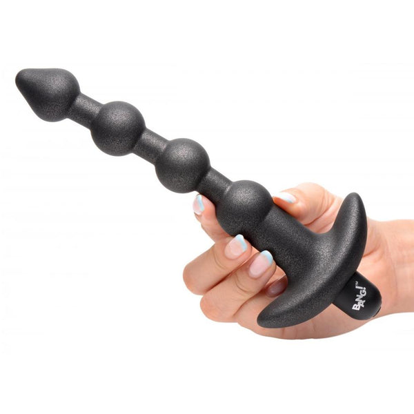 Bang! 25X Vibrating Rechargeable Silicone Anal Beads with Remote Control - Extreme Toyz Singapore - https://extremetoyz.com.sg - Sex Toys and Lingerie Online Store