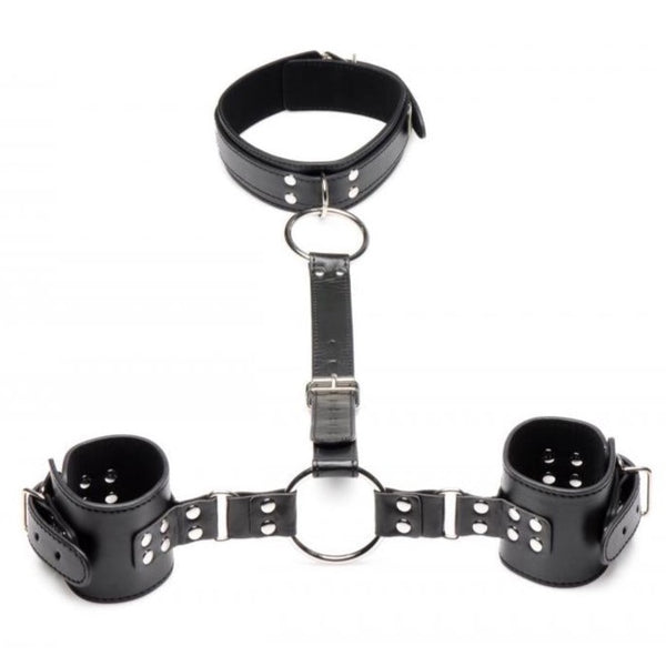 STRICT Neck to Wrist Restraints - Extreme Toyz Singapore - https://extremetoyz.com.sg - Sex Toys and Lingerie Online Store