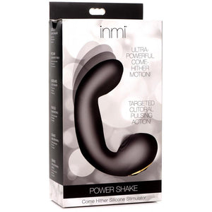 Inmi Power Shake Come Hither Rechargeable G-Spot & Clitoral Silicone Stimulator - Extreme Toyz Singapore - https://extremetoyz.com.sg - Sex Toys and Lingerie Online Store