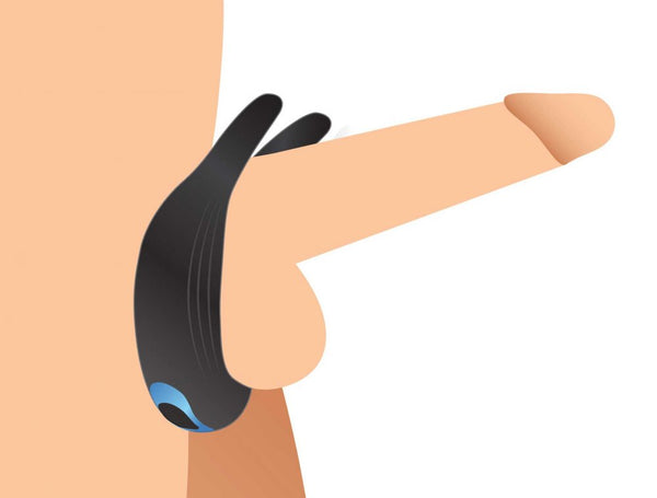 Trinity for Men 10X Dual Stim Rechargeable Silicone Cock Ring - Extreme Toyz Singapore - https://extremetoyz.com.sg - Sex Toys and Lingerie Online Store
