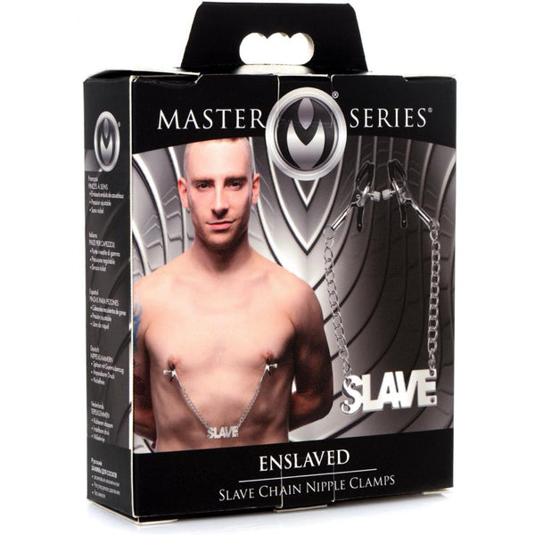 Master Series Slave Chain Nipple Clamps - Extreme Toyz Singapore - https://extremetoyz.com.sg - Sex Toys and Lingerie Online Store
