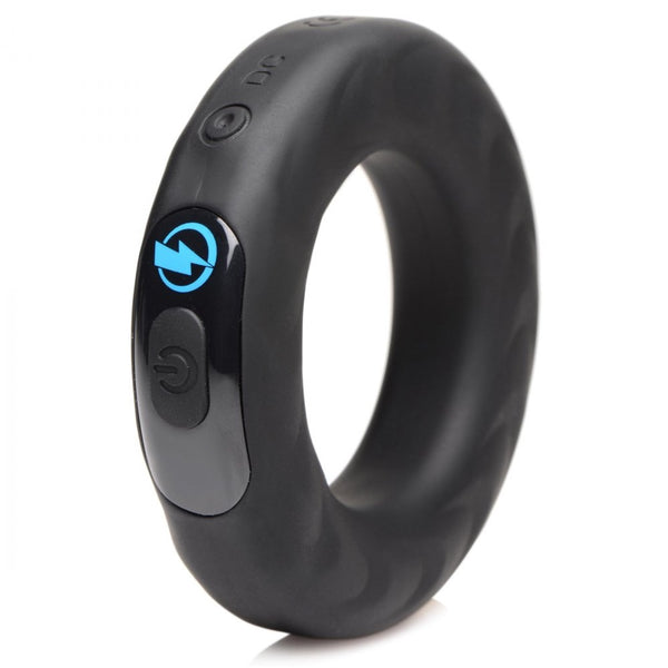 Zeus Electrosex E-Stim Pro Rechargeable Silicone Vibrating Cock Ring (2 Sizes Available) - Extreme Toyz Singapore - https://extremetoyz.com.sg - Sex Toys and Lingerie Online Store