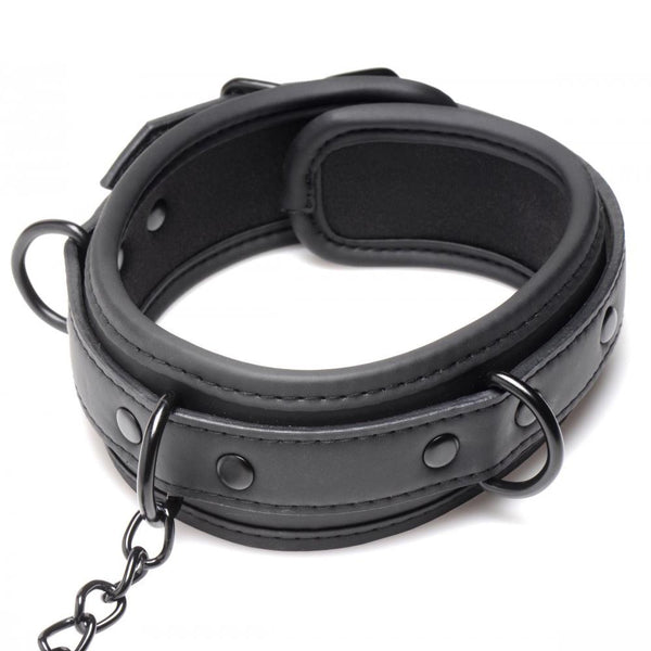 Master Series Collared Temptress Collar with Nipple Clamps - Extreme Toyz Singapore - https://extremetoyz.com.sg - Sex Toys and Lingerie Online Store