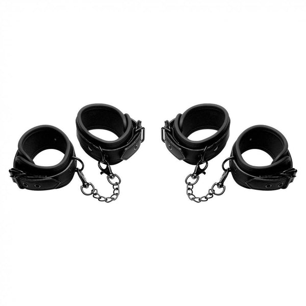 Master Series Kinky Comfort Wrist and Ankle Cuff Set - Extreme Toyz Singapore - https://extremetoyz.com.sg - Sex Toys and Lingerie Online Store