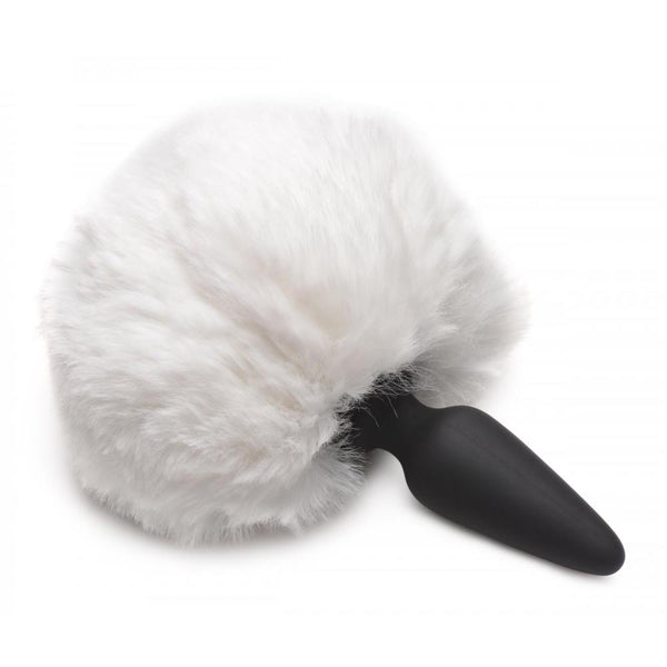 TAILZ Small Anal Plug with Interchangeable Bunny Tail - White - Extreme Toyz Singapore - https://extremetoyz.com.sg - Sex Toys and Lingerie Online Store