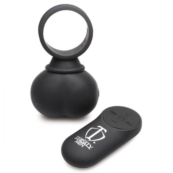 Trinity for Men 28X Remote Controlled Rechargeable Vibrating Balls Strap - Large - Extreme Toyz Singapore - https://extremetoyz.com.sg - Sex Toys and Lingerie Online Store