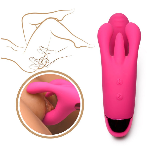 Bang! 10X Triple Rabbit Rechargeable Waterproof Silicone Vibrator (2 Colours Available) -    Extreme Toyz Singapore - https://extremetoyz.com.sg - Sex Toys and Lingerie Online Store