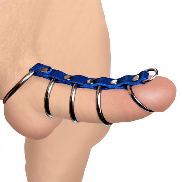 *GENUINE LEATHER* Strict Leather Cock Gear Gates of Hell Leather Chastity Device - Extreme Toyz Singapore - https://extremetoyz.com.sg - Sex Toys and Lingerie Online Store