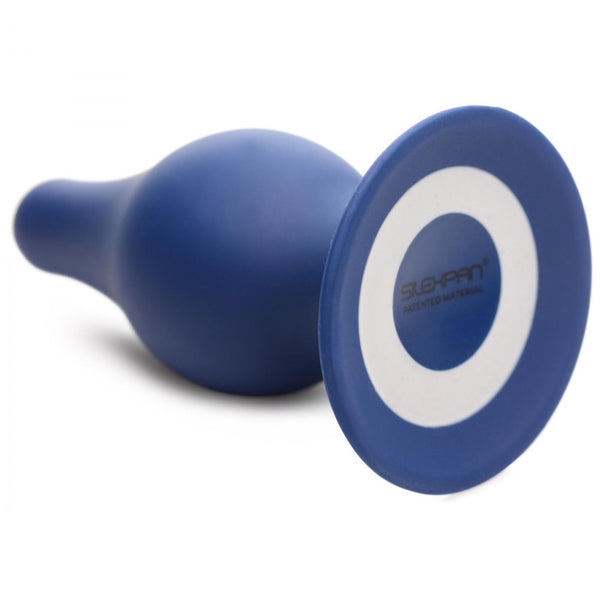 Squeeze-It Squeezable Tapered Silicone Anal Plug - Large -  Extreme Toyz Singapore - https://extremetoyz.com.sg - Sex Toys and Lingerie Online Store