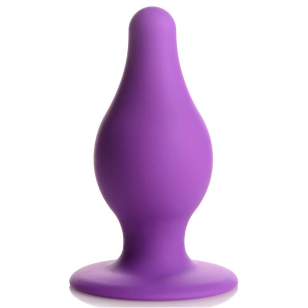 Squeeze-It Squeezable Tapered Silicone Anal Plug - Medium - Extreme Toyz Singapore - https://extremetoyz.com.sg - Sex Toys and Lingerie Online Store