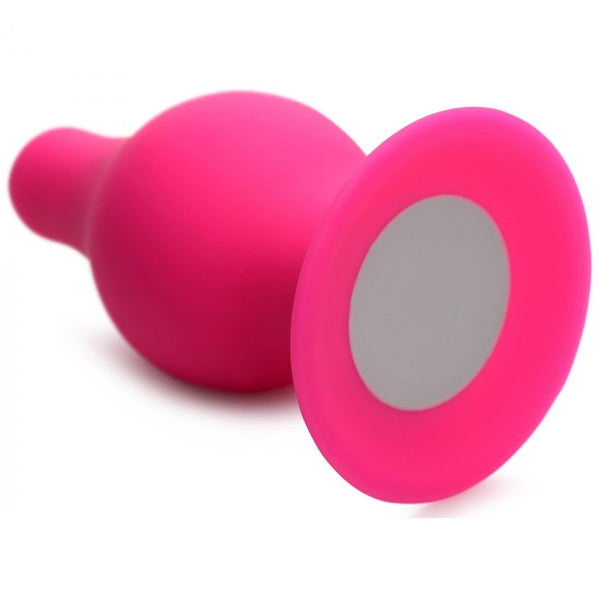 Squeeze-It Squeezable Tapered Silicone Anal Plug - Small  - Extreme Toyz Singapore - https://extremetoyz.com.sg - Sex Toys and Lingerie Online Store