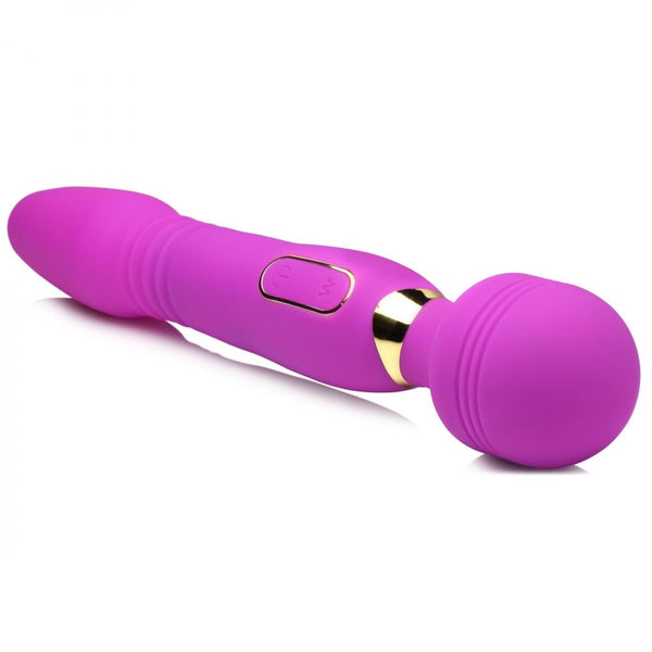 Wand Essentials Ultra Thrust-Her Deluxe Thrusting and Vibrating Rechargeable Silicone Wand - Extreme Toyz Singapore - https://extremetoyz.com.sg - Sex Toys and Lingerie Online Store