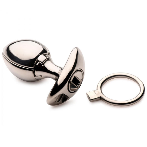 Master Series Ass Vault Locking Anal Expander Stainless Steel Plug - Extreme Toyz Singapore - https://extremetoyz.com.sg - Sex Toys and Lingerie Online Store