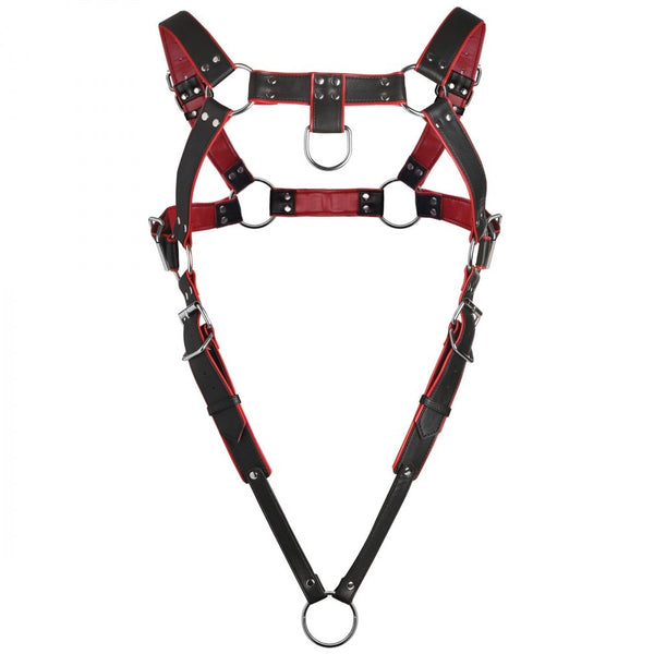 Master Series Heathen's Male Body Harness (2 Sizes Available) - Extreme Toyz Singapore - https://extremetoyz.com.sg - Sex Toys and Lingerie Online Store