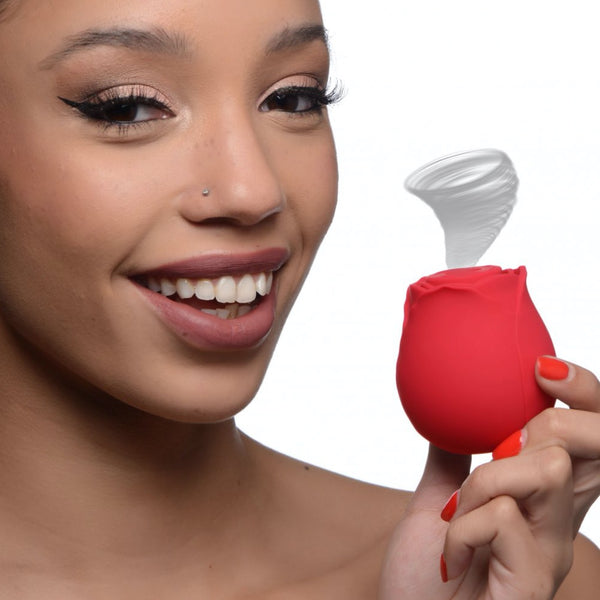 Inmi Bloomgasm The Rose Lover's Gift Box 10X Clit Rechargeable Suction Rose - Red -    Extreme Toyz Singapore - https://extremetoyz.com.sg - Sex Toys and Lingerie Online Store
