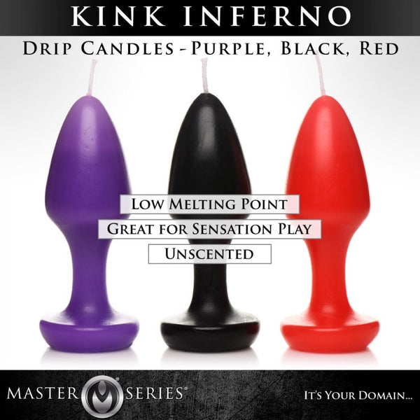 Master Series Kink Inferno Drip Candles Set - Extreme Toyz Singapore - https://extremetoyz.com.sg - Sex Toys and Lingerie Online Store