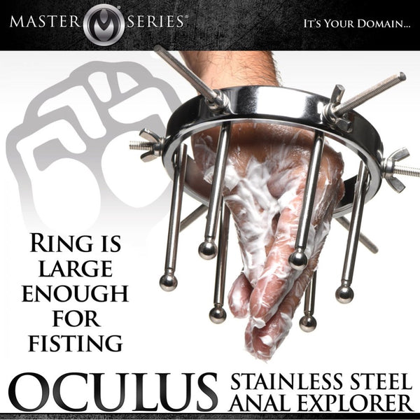 Master Series Oculus Stainless Steel Anal Explorer - Extreme Toyz Singapore - https://extremetoyz.com.sg - Sex Toys and Lingerie Online Store