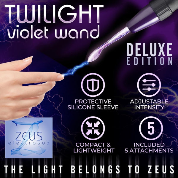 Zeus ELectrosex  Ultra Neo Violet Wand 10 Piece Set - Extreme Toyz Singapore - https://extremetoyz.com.sg - Sex Toys and Lingerie Online Store