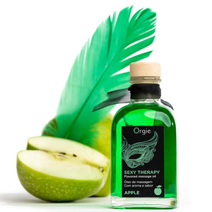 Orgie Sexy Therapy Kissable Massage Set - Apple 100ml - Extreme Toyz Singapore - https://extremetoyz.com.sg - Sex Toys and Lingerie Online Store