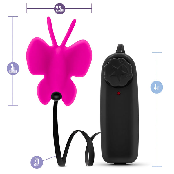 Blush Novelties Luxe Butterfly Teaser Vibrator - Extreme Toyz Singapore - https://extremetoyz.com.sg - Sex Toys and Lingerie Online Store