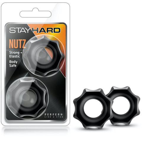 Blush Novelties Stay Hard Nutz Cock Rings - Extreme Toyz Singapore - https://extremetoyz.com.sg - Sex Toys and Lingerie Online Store - Bondage Gear / Vibrators / Electrosex Toys / Wireless Remote Control Vibes / Sexy Lingerie and Role Play / BDSM / Dungeon Furnitures / Dildos and Strap Ons &nbsp;/ Anal and Prostate Massagers / Anal Douche and Cleaning Aide / Delay Sprays and Gels / Lubricants and more...