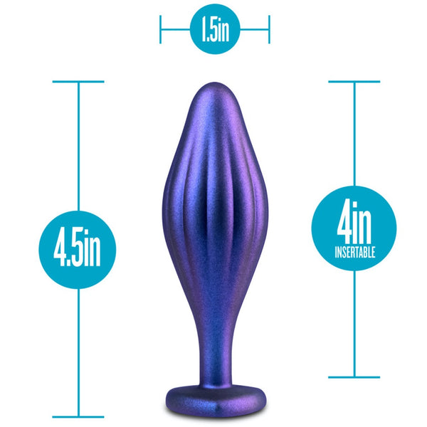 Blush Novelties Anal Adventures Matrix Wavy Bling Plug - Extreme Toyz Singapore - https://extremetoyz.com.sg - Sex Toys and Lingerie Online Store