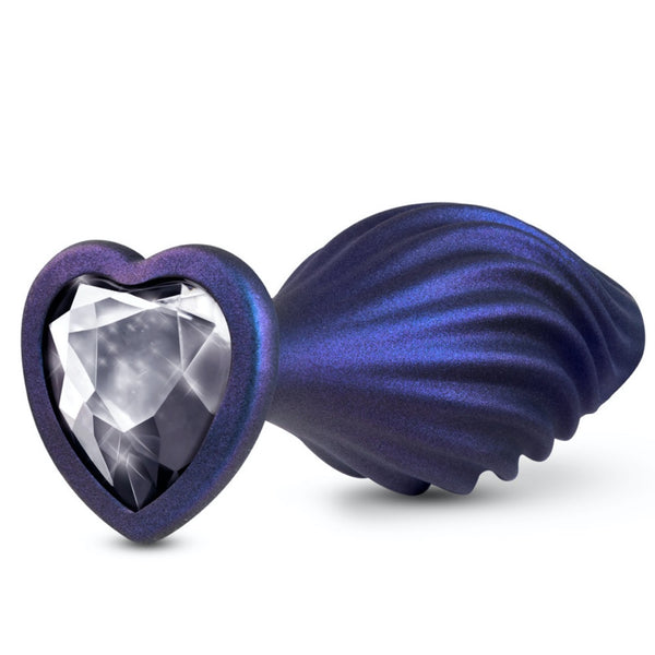 Blush Novelties Anal Adventures Matrix Swirling Bling Plug - Extreme Toyz Singapore - https://extremetoyz.com.sg - Sex Toys and Lingerie Online Store