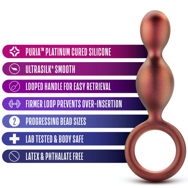 Blush Novelties Anal Adventures Matrix Duo Loop Plug - Extreme Toyz Singapore - https://extremetoyz.com.sg - Sex Toys and Lingerie Online Store