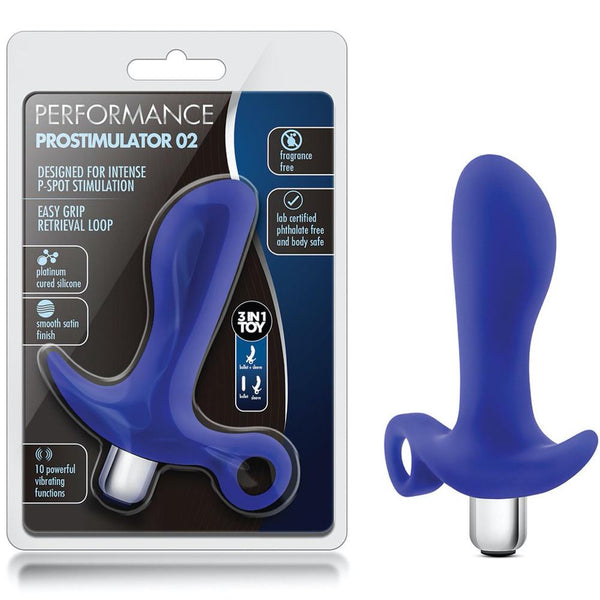 Blush Novelties Performance Prostimulator 02- Extreme Toyz Singapore - https://extremetoyz.com.sg - Sex Toys and Lingerie Online Store - Bondage Gear / Vibrators / Electrosex Toys / Wireless Remote Control Vibes / Sexy Lingerie and Role Play / BDSM / Dungeon Furnitures / Dildos and Strap Ons &nbsp;/ Anal and Prostate Massagers / Anal Douche and Cleaning Aide / Delay Sprays and Gels / Lubricants and more...