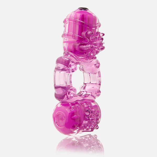 Screaming O The Big O 2 Double Pleasure Vibrating Ring - Assorted Colours - Extreme Toyz Singapore - https://extremetoyz.com.sg - Sex Toys and Lingerie Online Store - Bondage Gear / Vibrators / Electrosex Toys / Wireless Remote Control Vibes / Sexy Lingerie and Role Play / BDSM / Dungeon Furnitures / Dildos and Strap Ons  / Anal and Prostate Massagers / Anal Douche and Cleaning Aide / Delay Sprays and Gels / Lubricants and more...