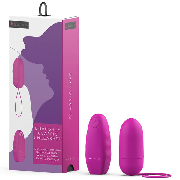 B Swish Bnaughty Classic Unleashed Remote Bullet Vibrator - Extreme Toyz Singapore - https://extremetoyz.com.sg - Sex Toys and Lingerie Online Store