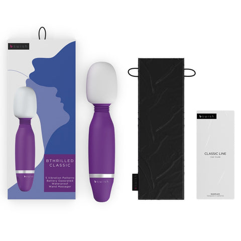 B Swish Bthrilled Classic Wand Massager - Extreme Toyz Singapore - https://extremetoyz.com.sg - Sex Toys and Lingerie Online Store
