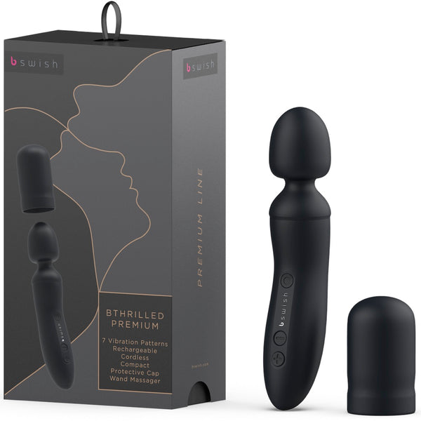 B Swish Bthrilled Premium Rechargeable Wand Massager - Extreme Toyz Singapore - https://extremetoyz.com.sg - Sex Toys and Lingerie Online Store