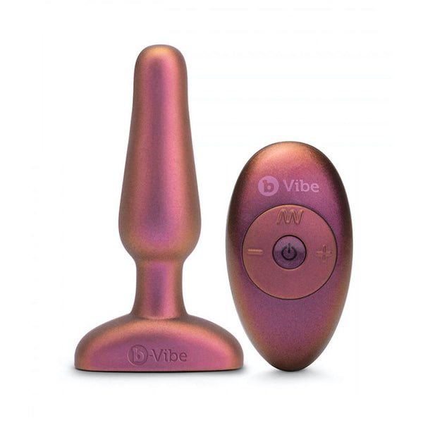 b-Vibe Novice Plug Limited Edition Rechargeable Abal Vibrator with Remote Control - Extreme Toyz Singapore - https://extremetoyz.com.sg - Sex Toys and Lingerie Online Store