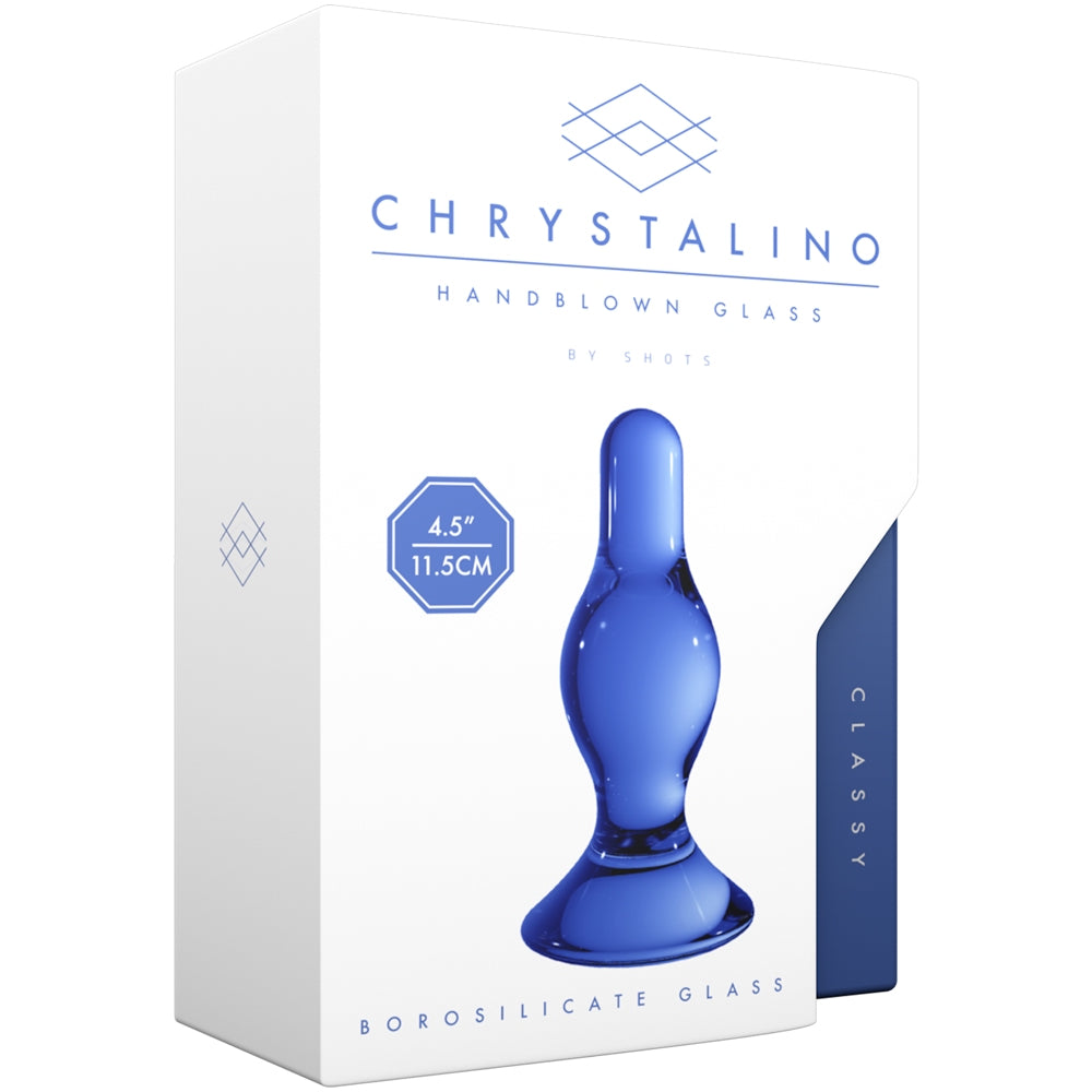 Shots America Chrystalino Classy Handcrafted Glass Plug - Extreme Toyz Singapore - https://extremetoyz.com.sg - Sex Toys and Lingerie Online Store