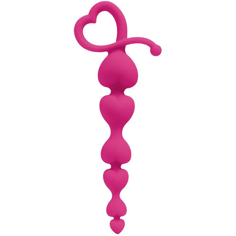Curve Novelties Gossip Hearts on a String Anal Beads (2 Colours Available) - Extreme Toyz Singapore - https://extremetoyz.com.sg - Sex Toys and Lingerie Online Store - Bondage Gear / Vibrators / Electrosex Toys / Wireless Remote Control Vibes / Sexy Lingerie and Role Play / BDSM / Dungeon Furnitures / Dildos and Strap Ons  / Anal and Prostate Massagers / Anal Douche and Cleaning Aide / Delay Sprays and Gels / Lubricants and more...