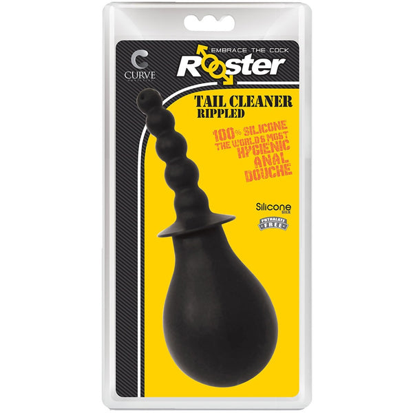 Curve Novelties Rooster Tail Cleaner Rippled Anal Douche - Extreme Toyz Singapore - https://extremetoyz.com.sg - Sex Toys and Lingerie Online Store