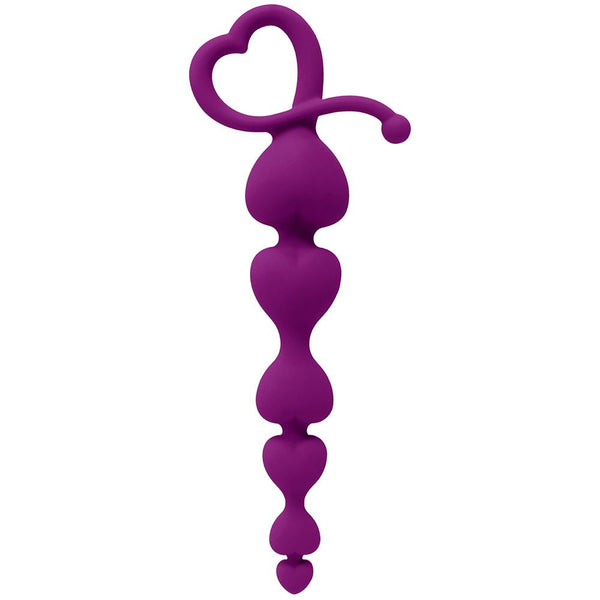 Curve Novelties Gossip Hearts on a String Anal Beads (2 Colours Available) - Extreme Toyz Singapore - https://extremetoyz.com.sg - Sex Toys and Lingerie Online Store - Bondage Gear / Vibrators / Electrosex Toys / Wireless Remote Control Vibes / Sexy Lingerie and Role Play / BDSM / Dungeon Furnitures / Dildos and Strap Ons  / Anal and Prostate Massagers / Anal Douche and Cleaning Aide / Delay Sprays and Gels / Lubricants and more...