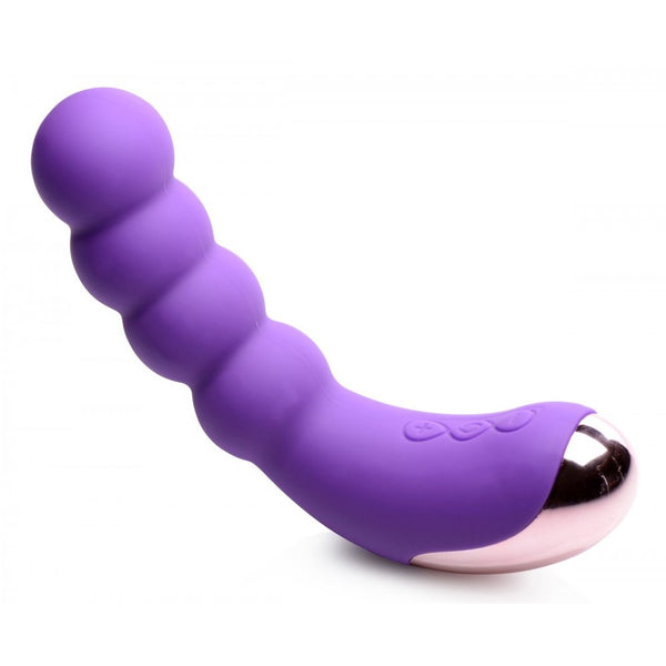 Curve Novelties Gossip Platinum Edition 50X Rechargeable Silicone Beaded Vibrator - Extreme Toyz Singapore - https://extremetoyz.com.sg - Sex Toys and Lingerie Online Store