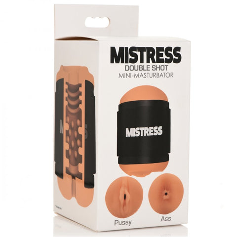 Curve Novelties Mistress Double Shot Pussy and Ass Stroker - Medium - Extreme Toyz Singapore - https://extremetoyz.com.sg - Sex Toys and Lingerie Online Store