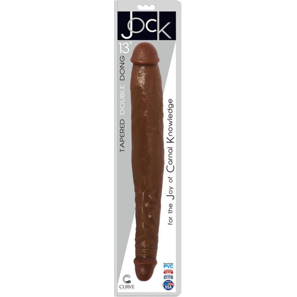 Curve Novelties Jock 13" Tapered Double Dong - Extreme Toyz Singapore - https://extremetoyz.com.sg - Sex Toys and Lingerie Online Store - Bondage Gear / Vibrators / Electrosex Toys / Wireless Remote Control Vibes / Sexy Lingerie and Role Play / BDSM / Dungeon Furnitures / Dildos and Strap Ons  / Anal and Prostate Massagers / Anal Douche and Cleaning Aide / Delay Sprays and Gels / Lubricants and more...
