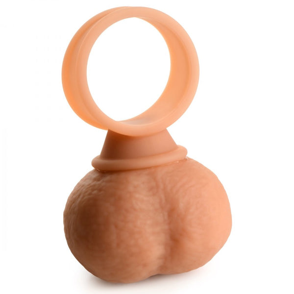 Curve Novelties Jock 28X Vibrating Realistic Balls with Remote - 35mm - Extreme Toyz Singapore - https://extremetoyz.com.sg - Sex Toys and Lingerie Online Store